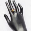 Rainbow Gemstones with Diamond Ring 14K Yellow Gold - Image 5