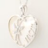 Love for Mom - Butterfly: Mother of Pearl S925 Silver Pendant - Image 2